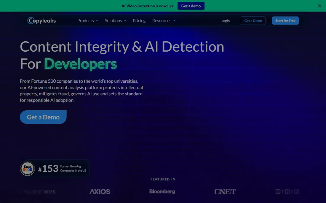 Copyleaks homepage