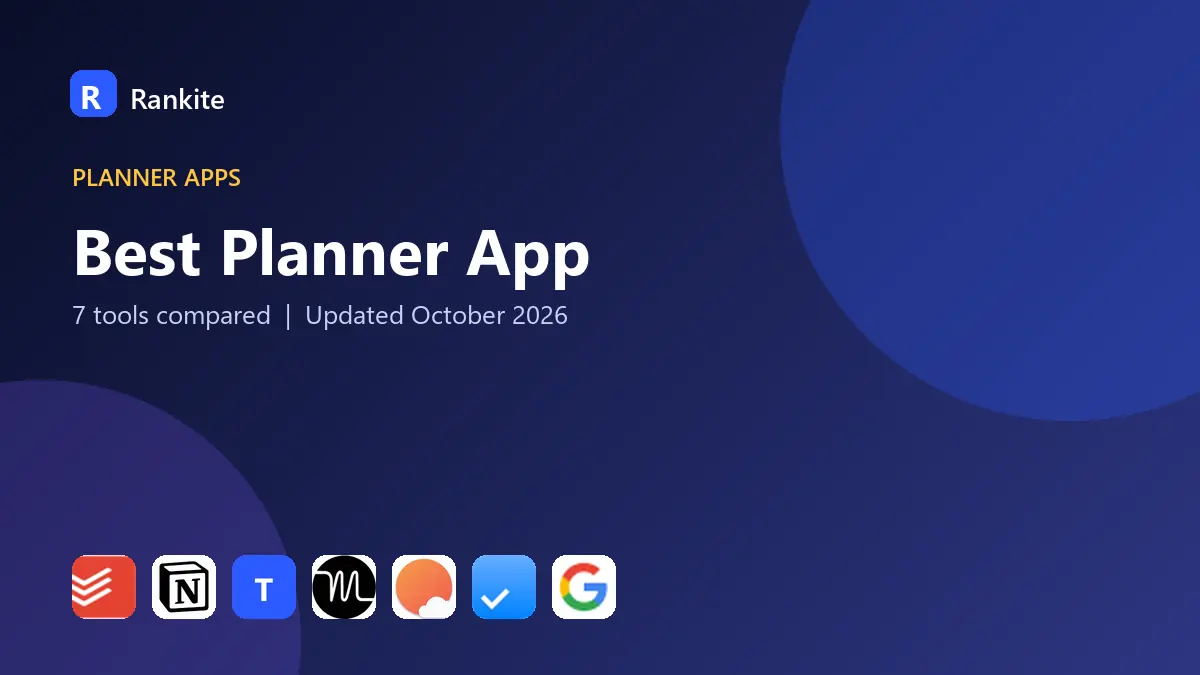 Best Planner App in 2026: 7 Tools Compared
