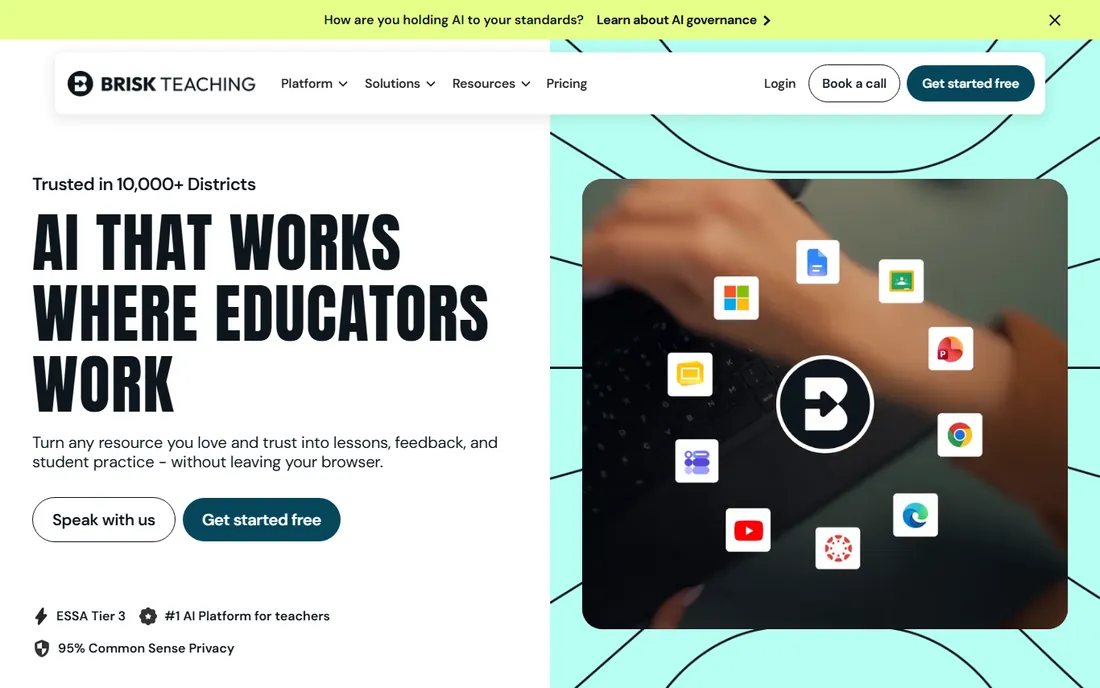 Brisk Teaching homepage