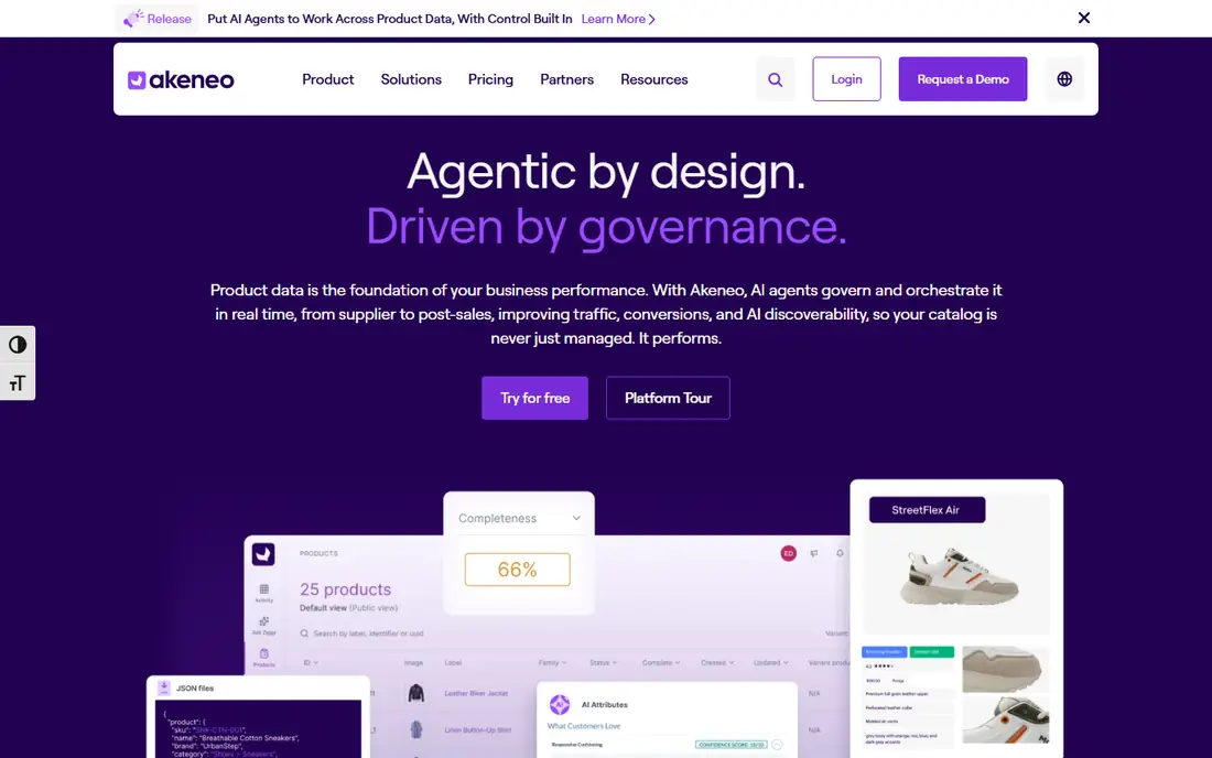 Akeneo homepage
