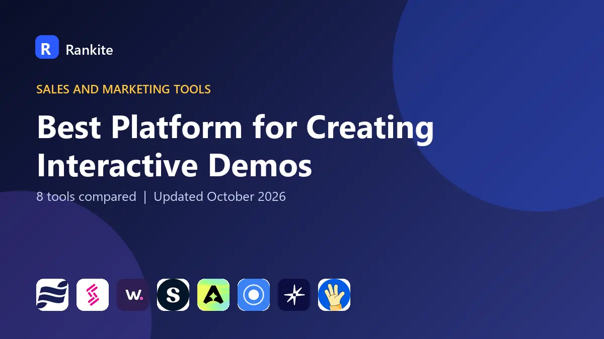 Best Platform for Creating Interactive Demos in 2026: 8 Tools Compared
