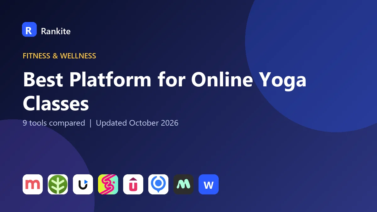Best Platform for Online Yoga Classes: 9 Tools Compared