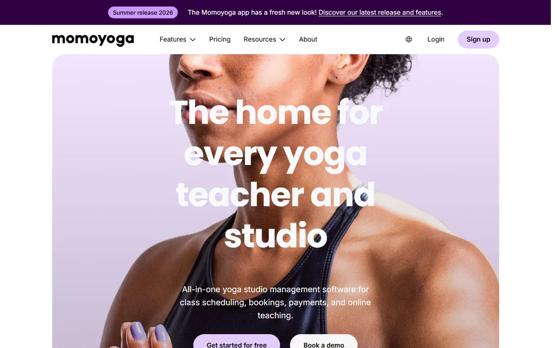 Momoyoga homepage