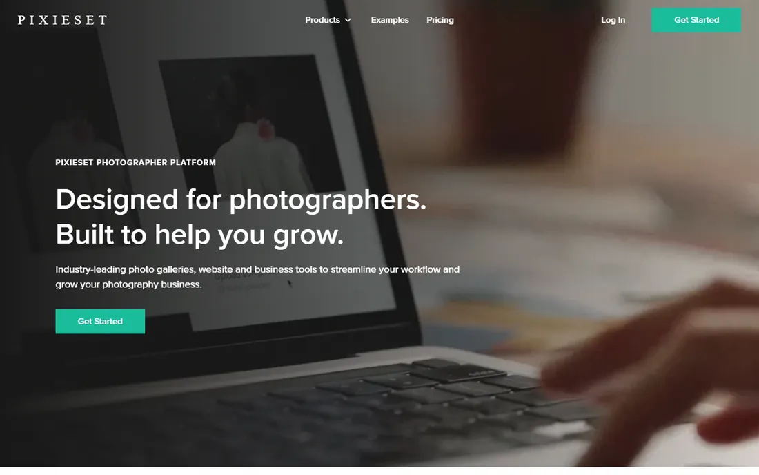 Pixieset homepage
