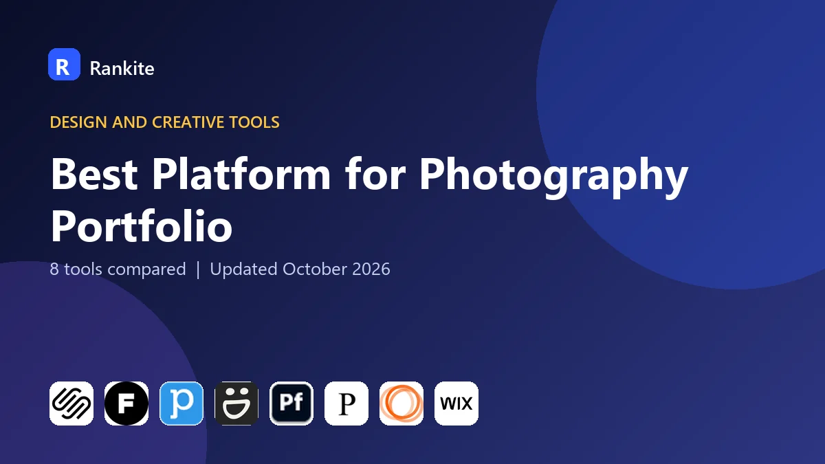 Best Platform for Photography Portfolio in 2026: 8 Tools Compared