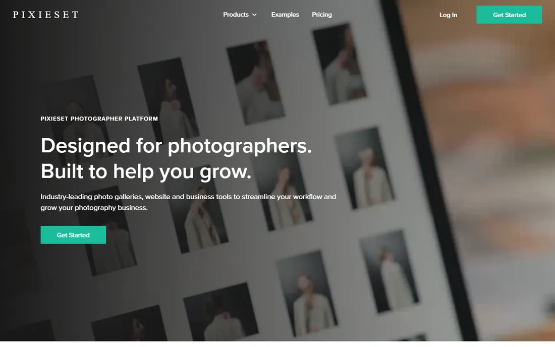 Pixieset homepage