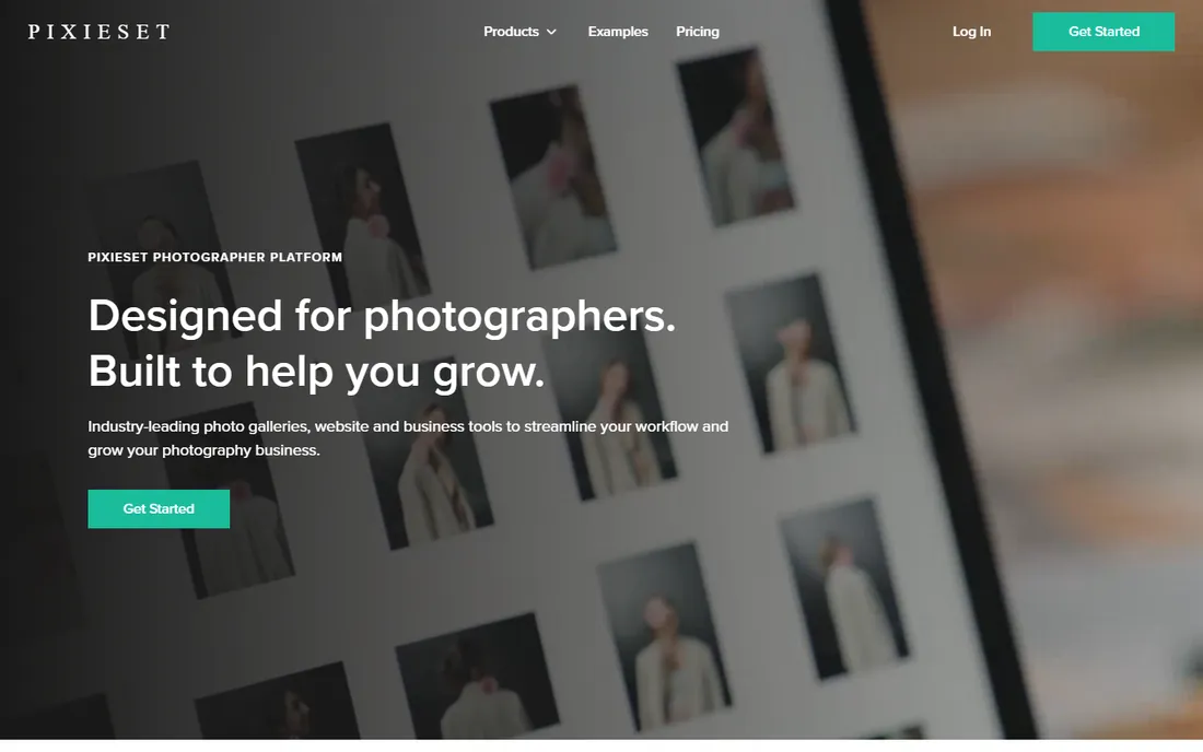 Pixieset homepage