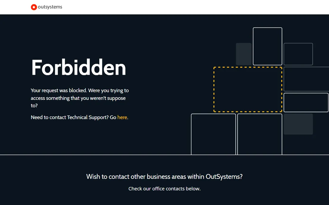 OutSystems homepage