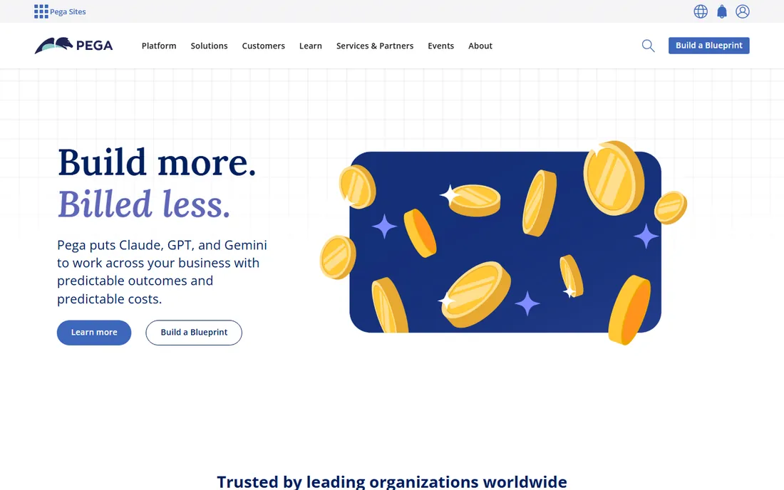 Pega homepage