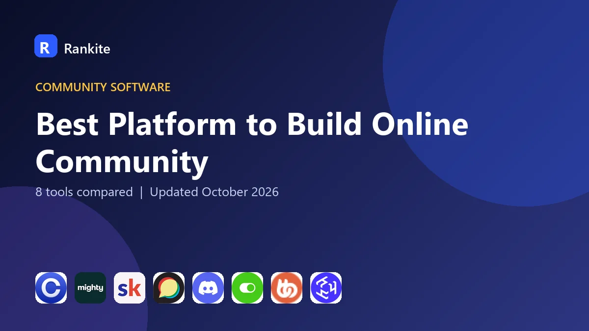 Best Platform to Build Online Community: 8 Tools Compared