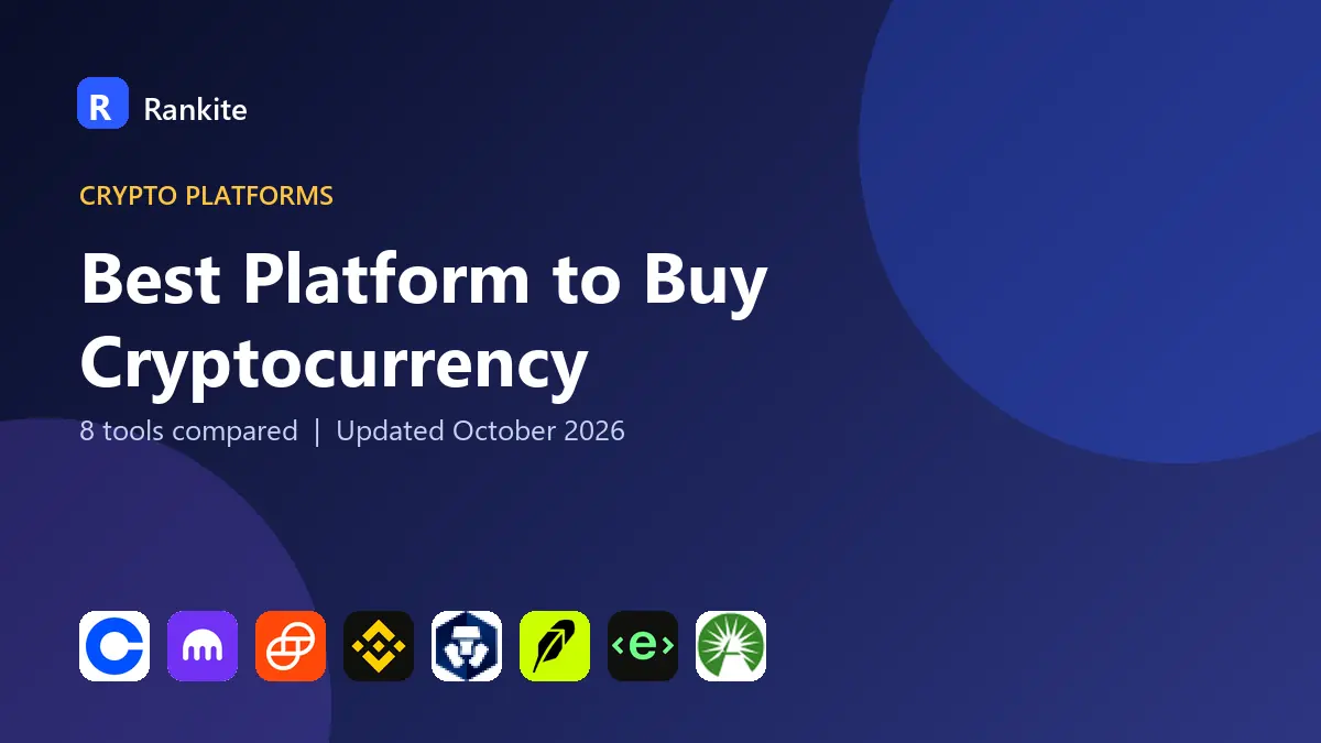 Best Platform to Buy Cryptocurrency in 2026: 8 Options Compared