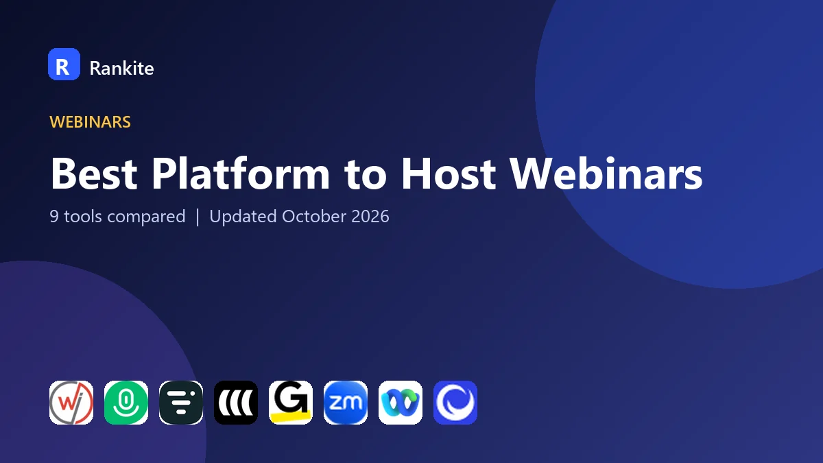 Best Platform to Host Webinars in 2026: 9 Tools Compared
