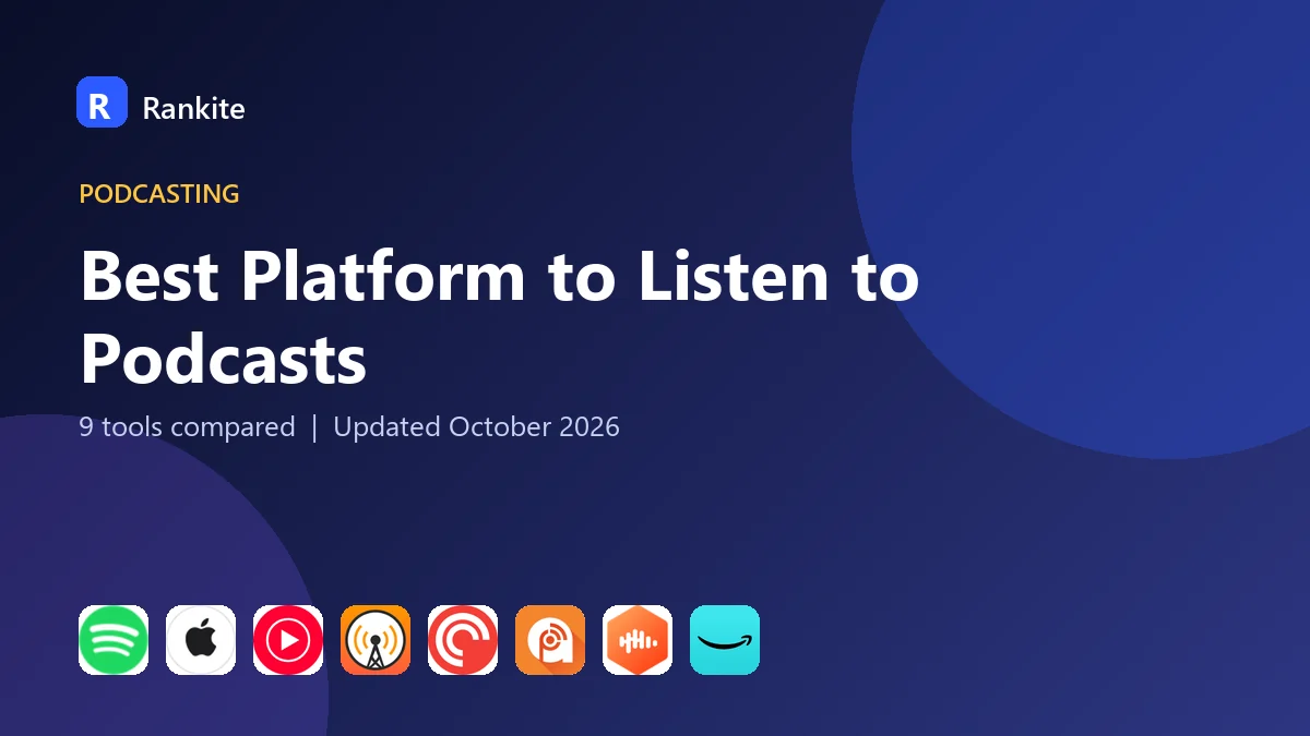 Best Platform to Listen to Podcasts in 2026: 9 Tools Compared
