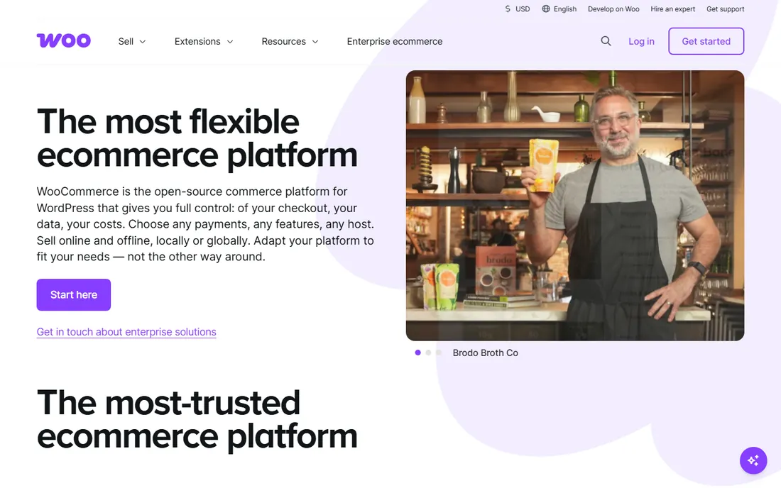 WooCommerce homepage