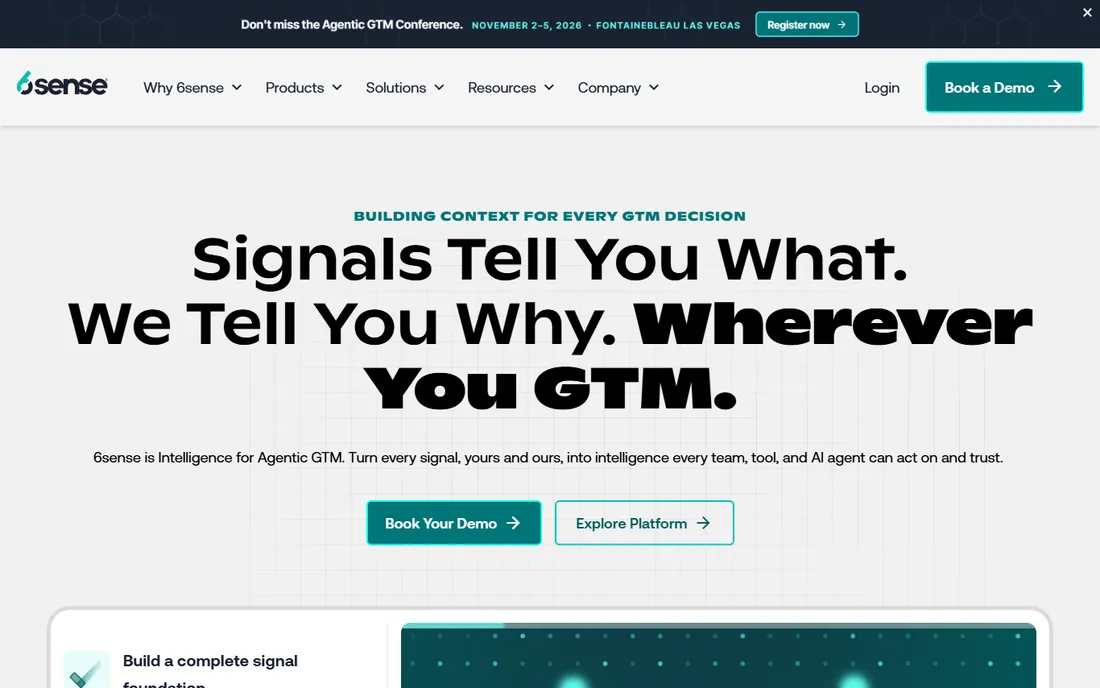 6sense homepage