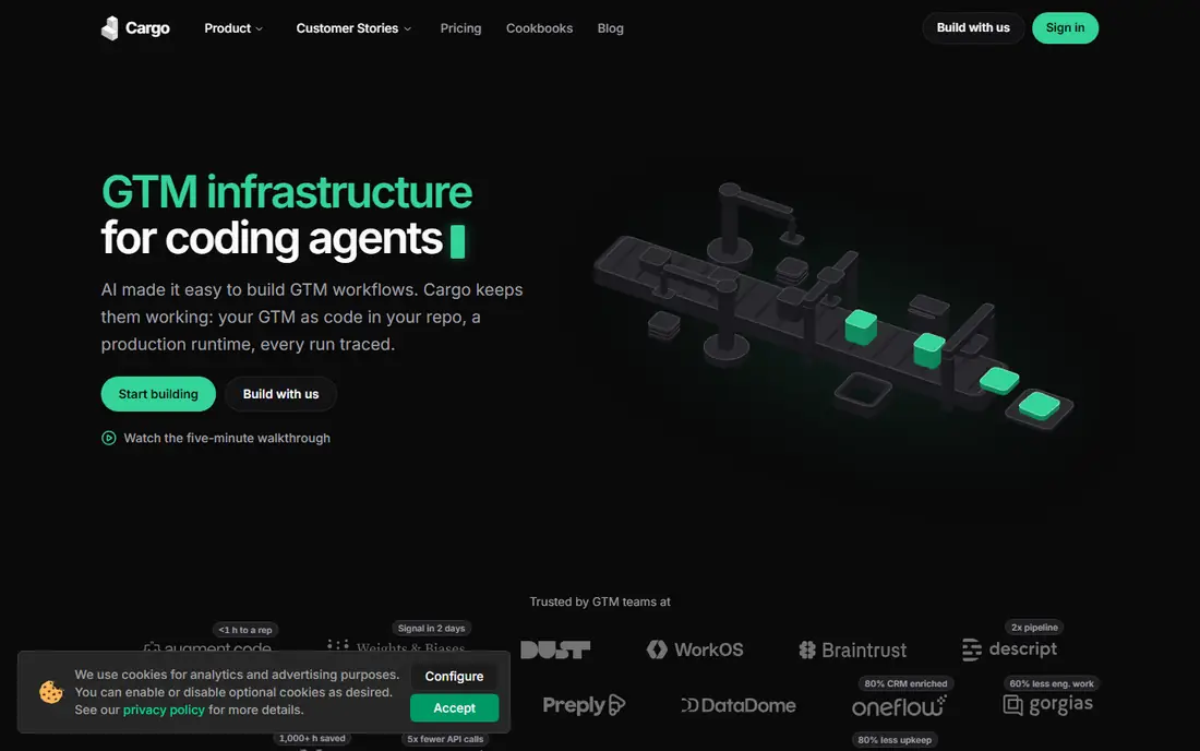 Cargo homepage