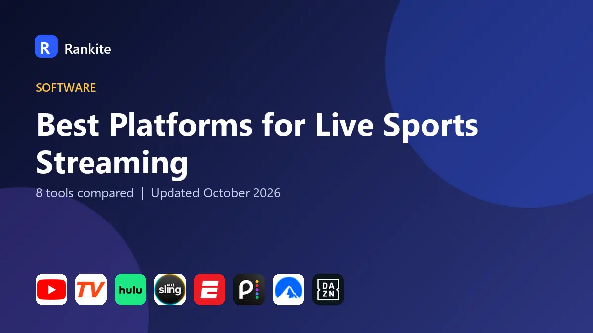 Best Platforms for Live Sports Streaming in 2026: 8 Platforms Compared