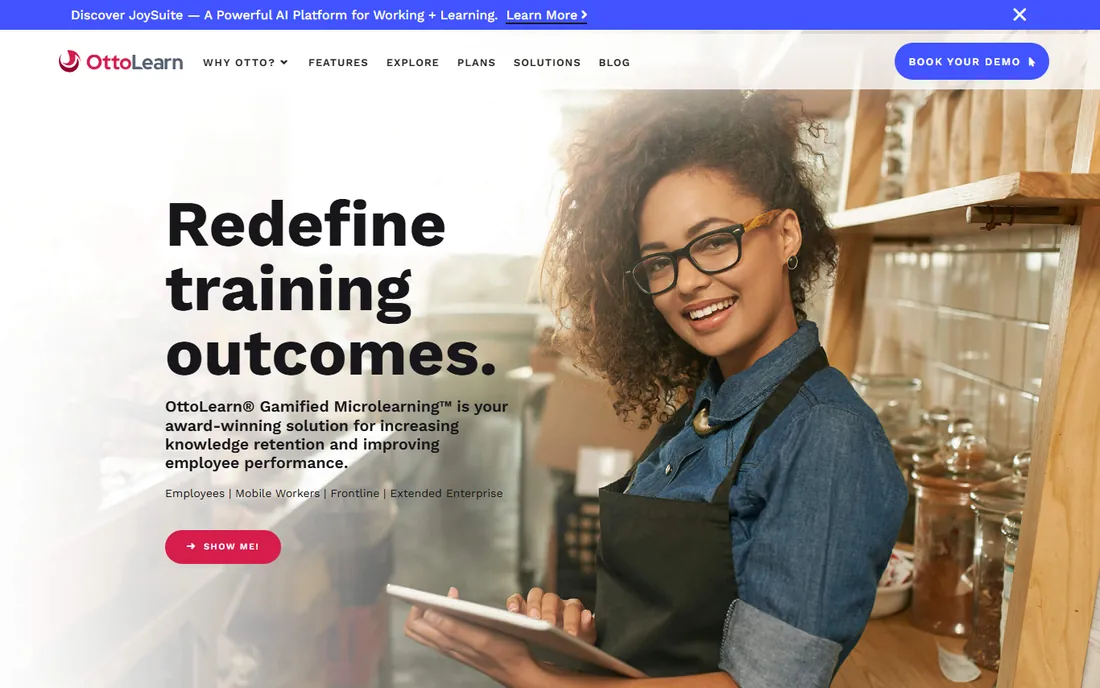 OttoLearn homepage