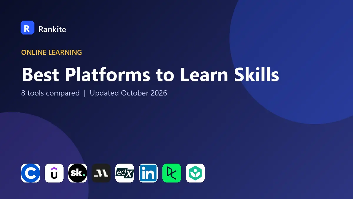 Best Platforms to Learn Skills in 2026: 8 Tools Compared