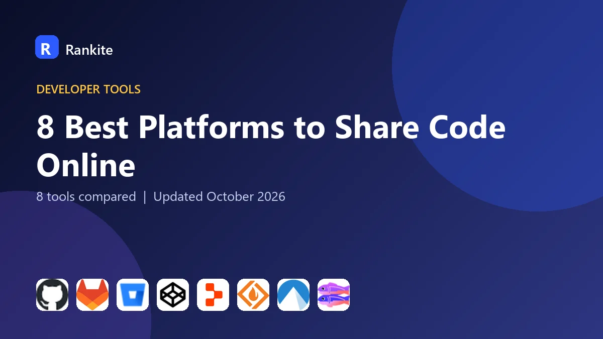 8 Best Platforms to Share Code Online: 8 Tools Compared
