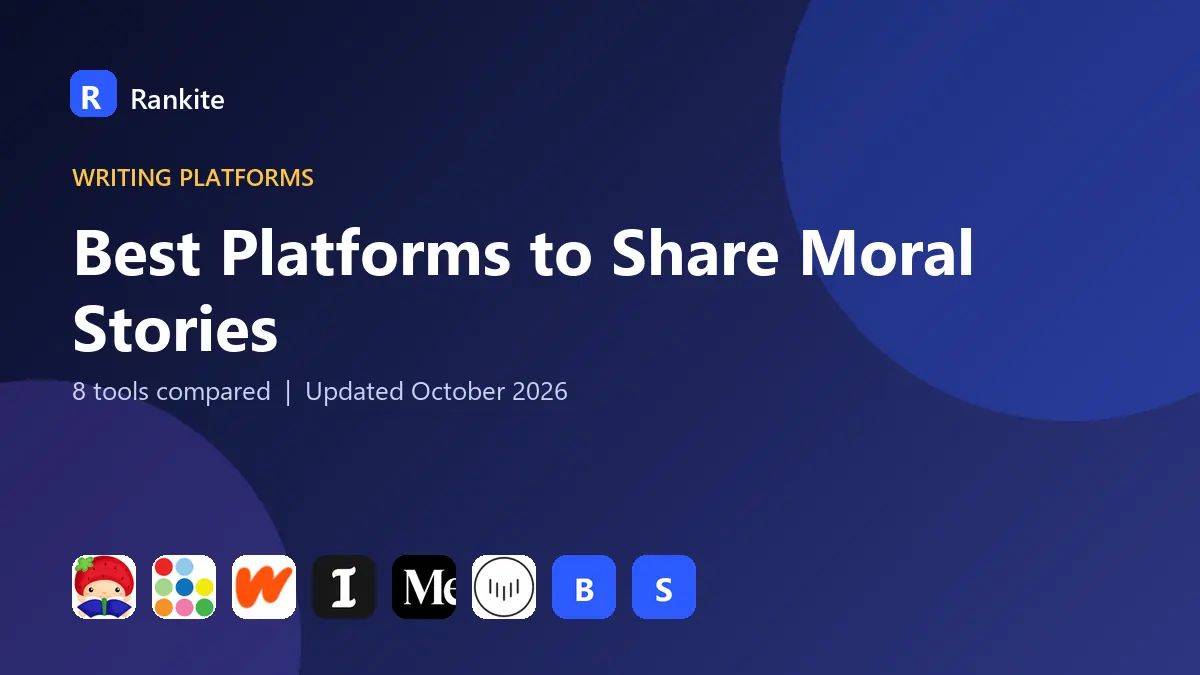 Best Platforms to Share Moral Stories in 2026: 8 Tools Compared
