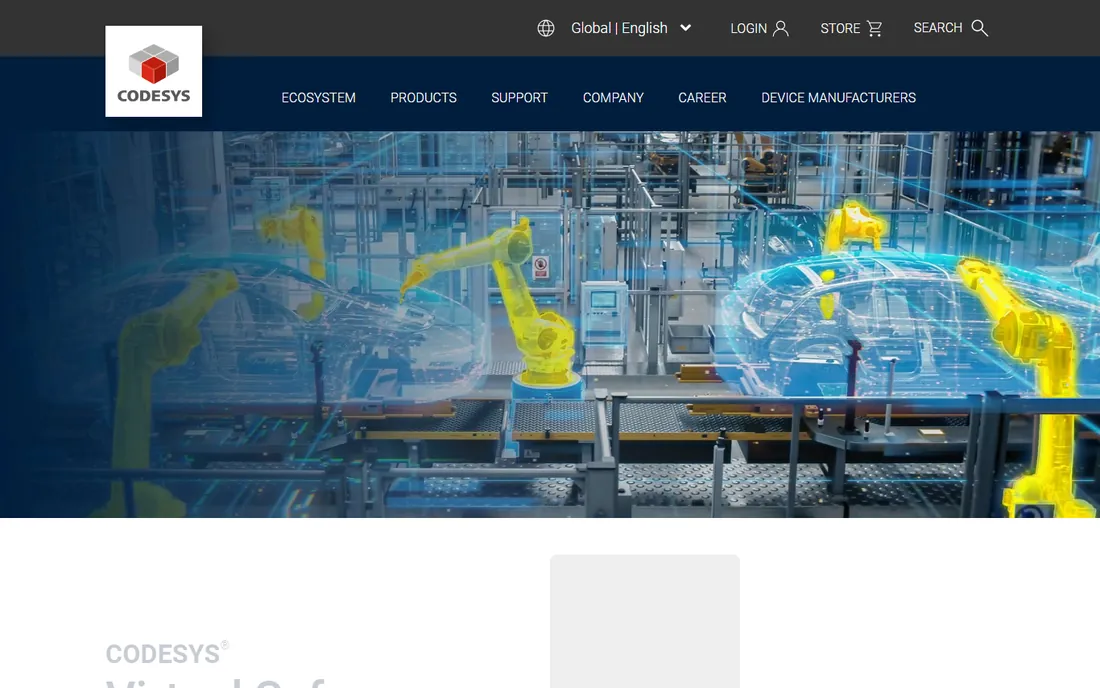 CODESYS homepage