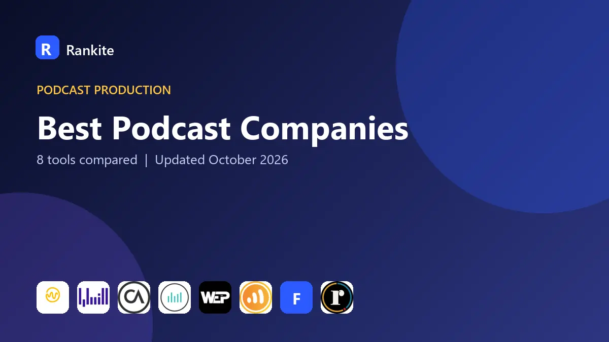Best Podcast Companies in 2026: 8 Companies Compared