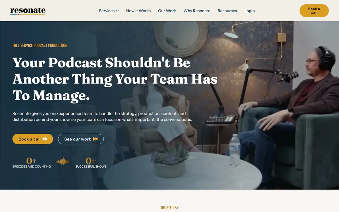 Resonate Recordings homepage