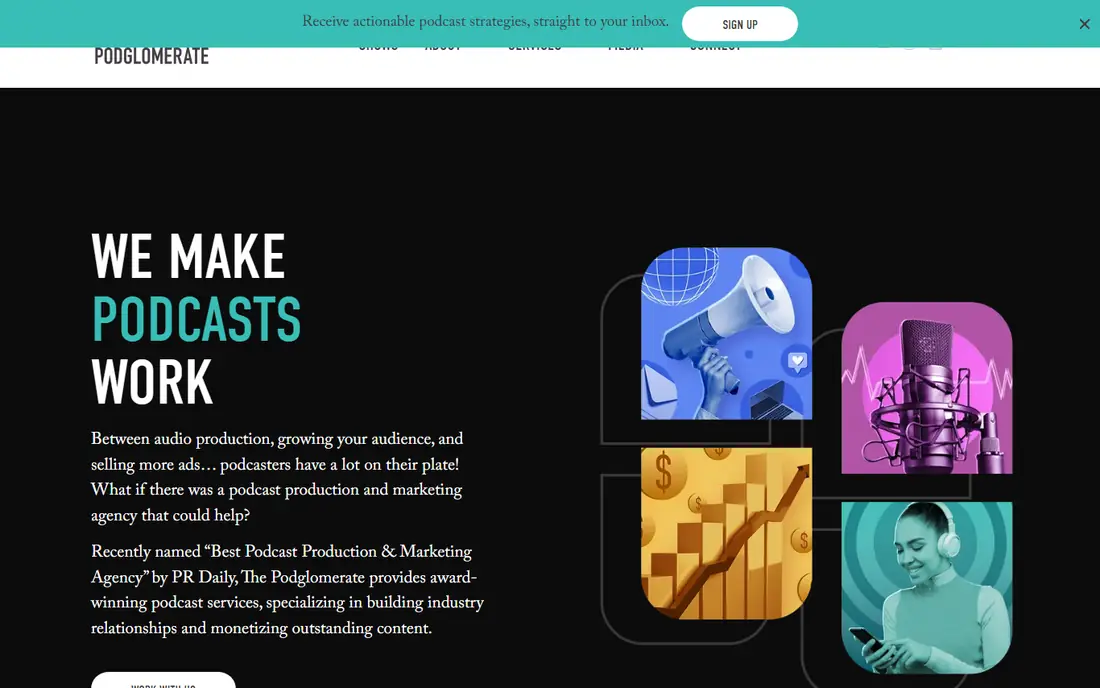 The Podglomerate homepage