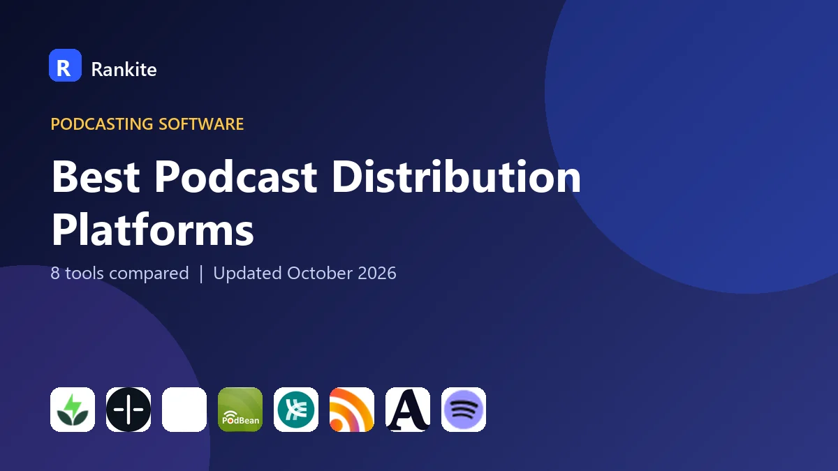 Best Podcast Distribution Platforms: 8 Tools Compared