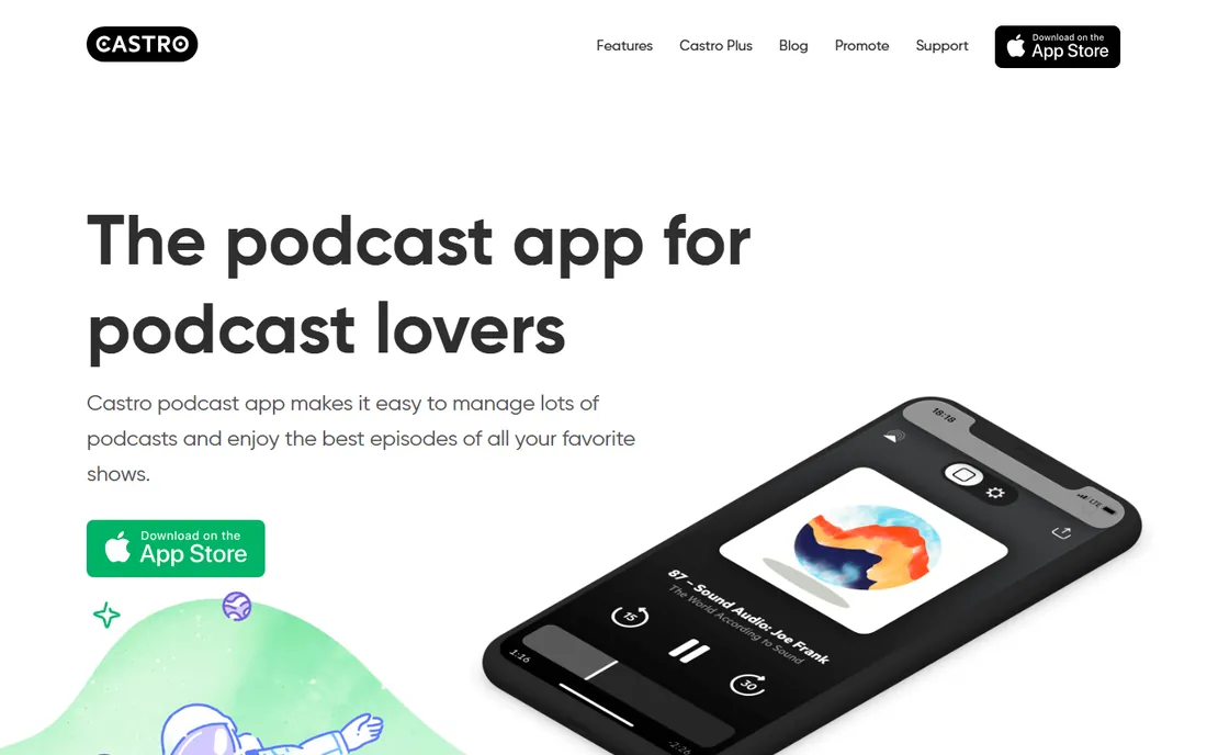 Castro homepage