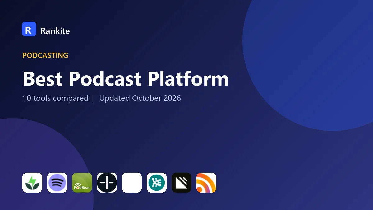 Best Podcast Platform in 2026: 10 Tools Compared