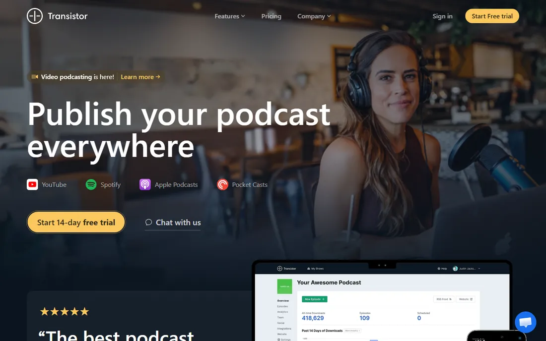 Transistor homepage