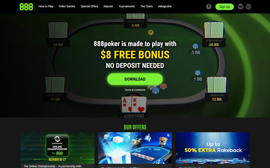 888poker homepage