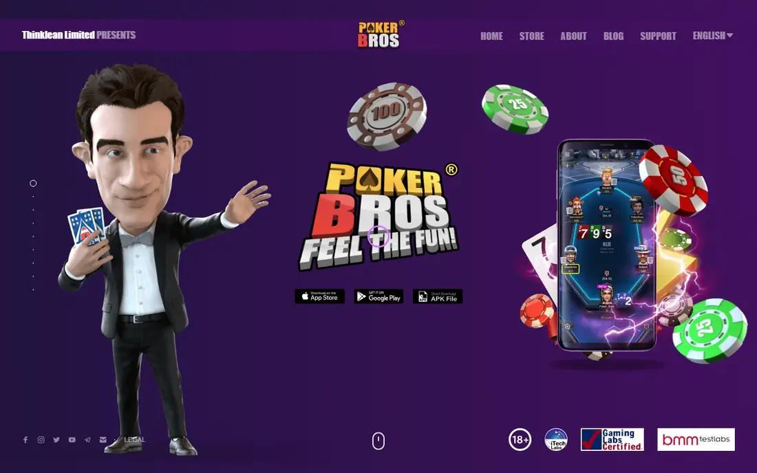 PokerBros homepage
