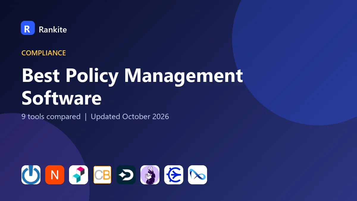 Best Policy Management Software in 2026: 9 Tools Compared