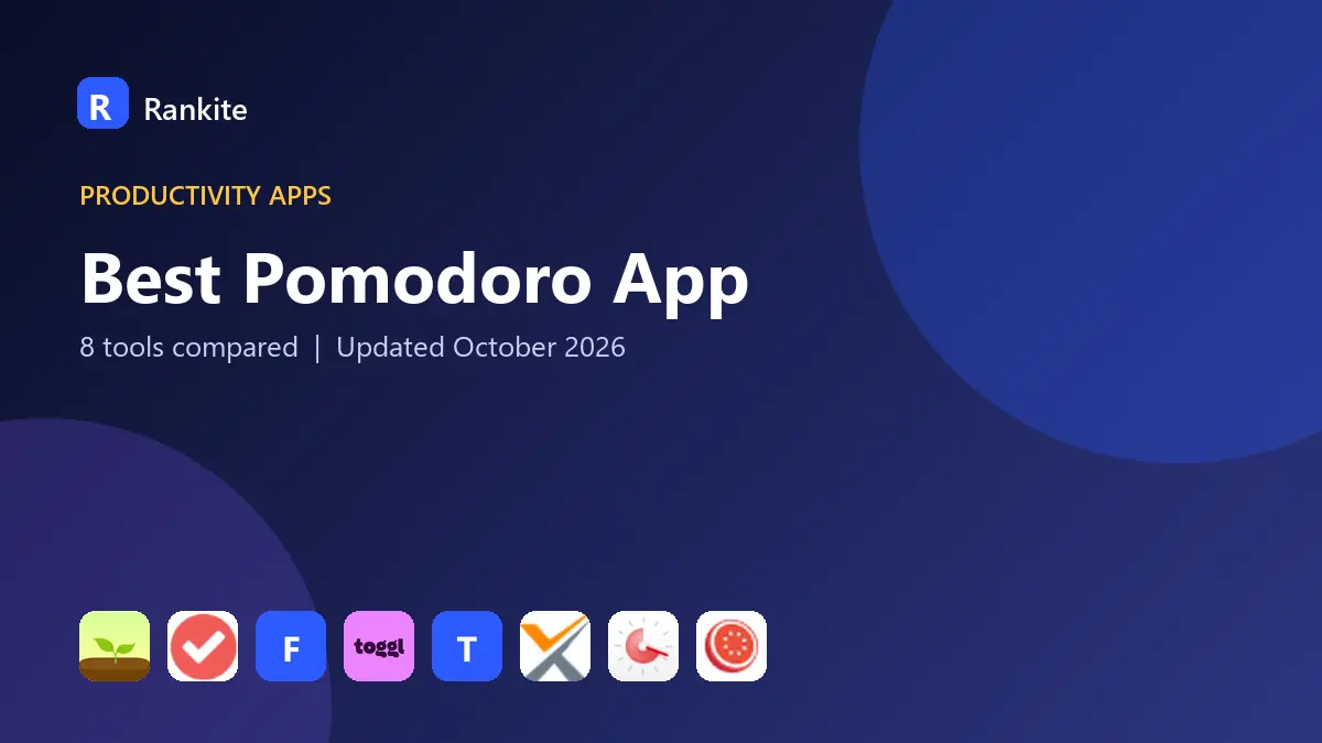 Best Pomodoro App in 2026: 8 Tools Compared