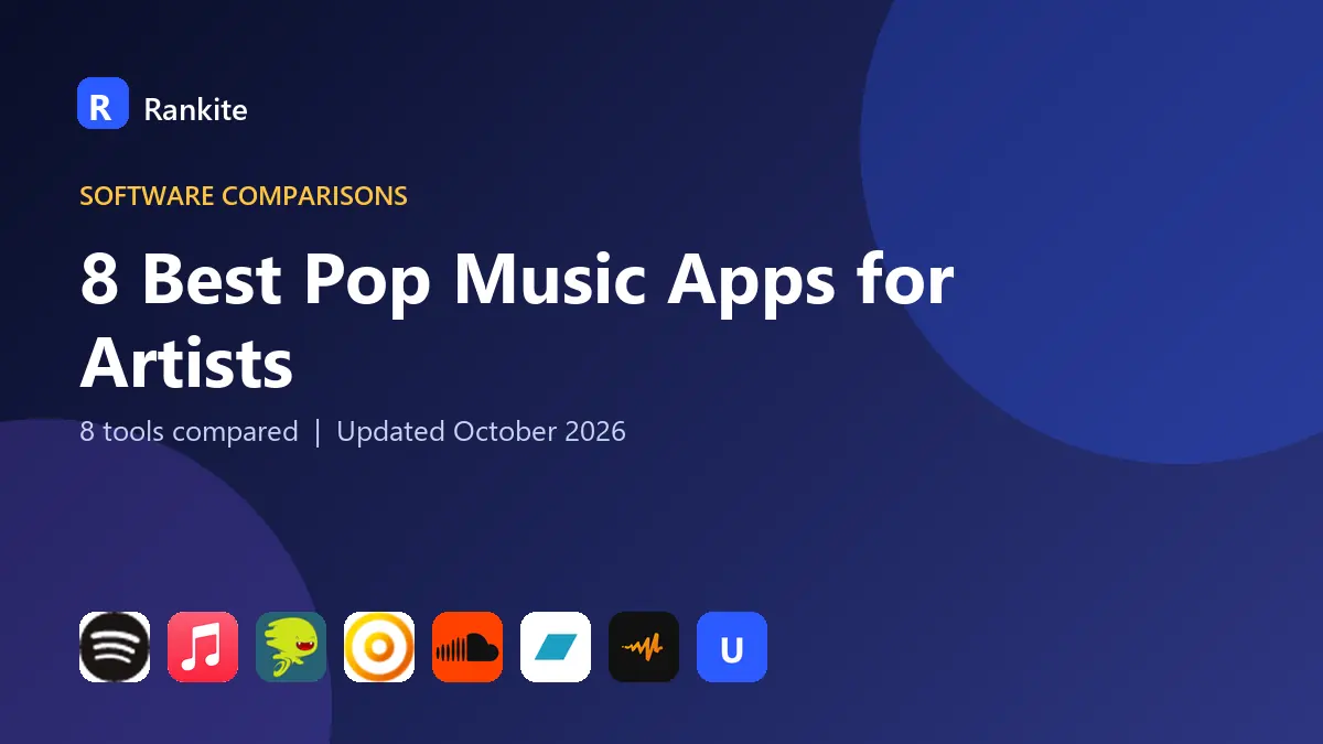 8 Best Pop Music Apps for Artists in 2026: Release and Promote Compared