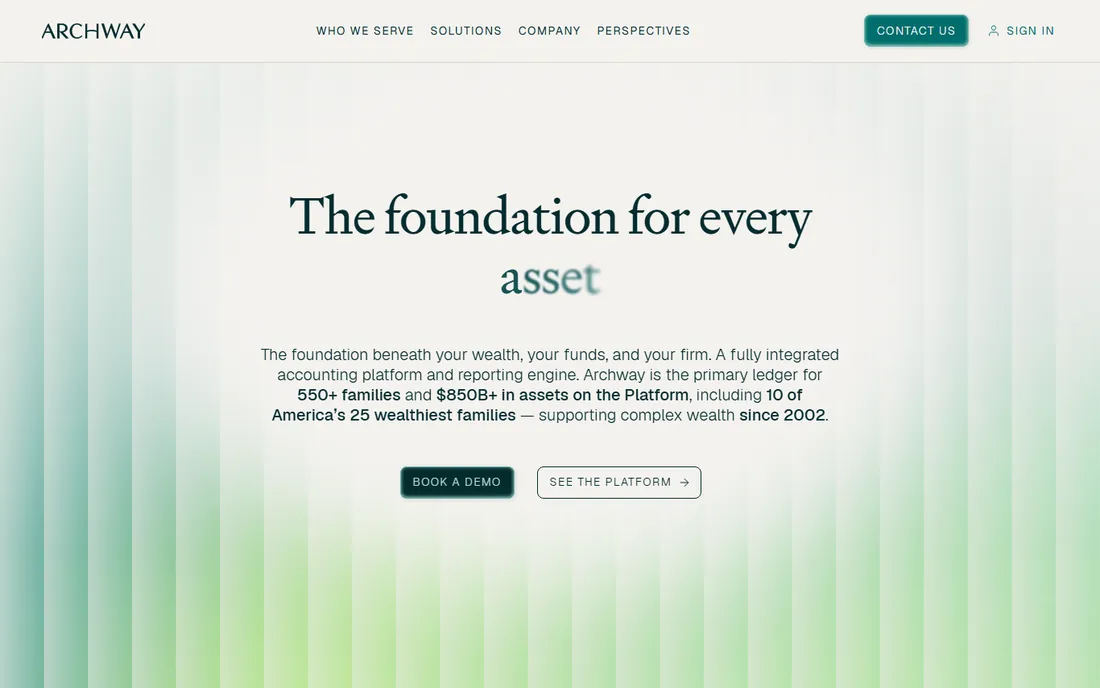 Archway homepage