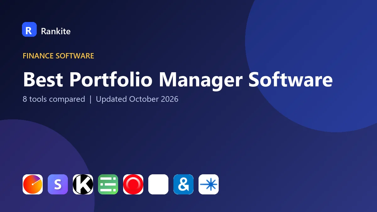 Best Portfolio Manager Software: 8 Tools Compared