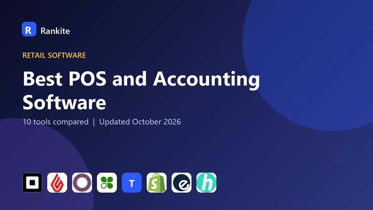Best POS and Accounting Software in 2026: 10 Tools Compared