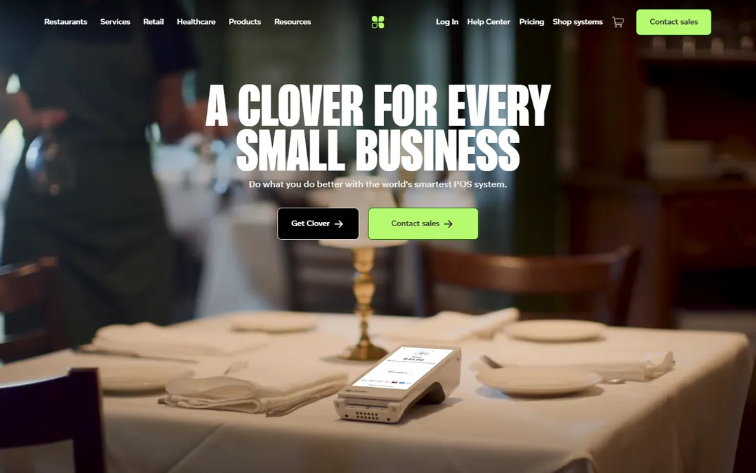 Clover homepage