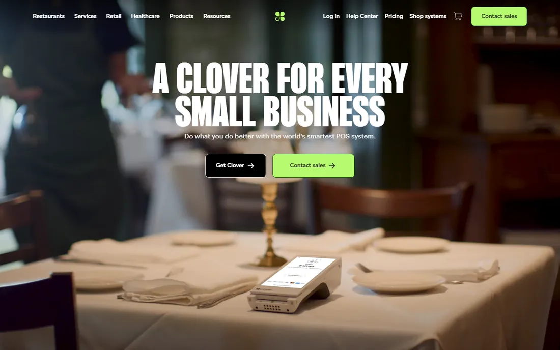 Clover homepage