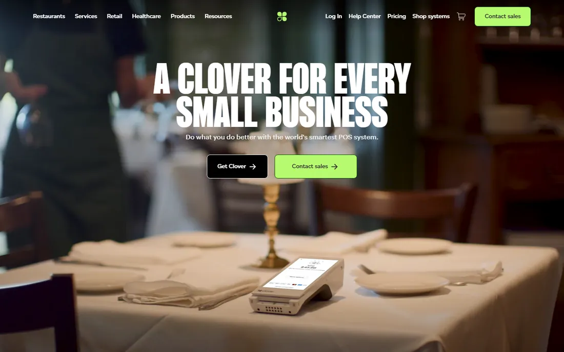 Clover homepage