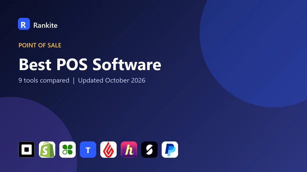 Best POS Software in 2026: 9 Tools Compared