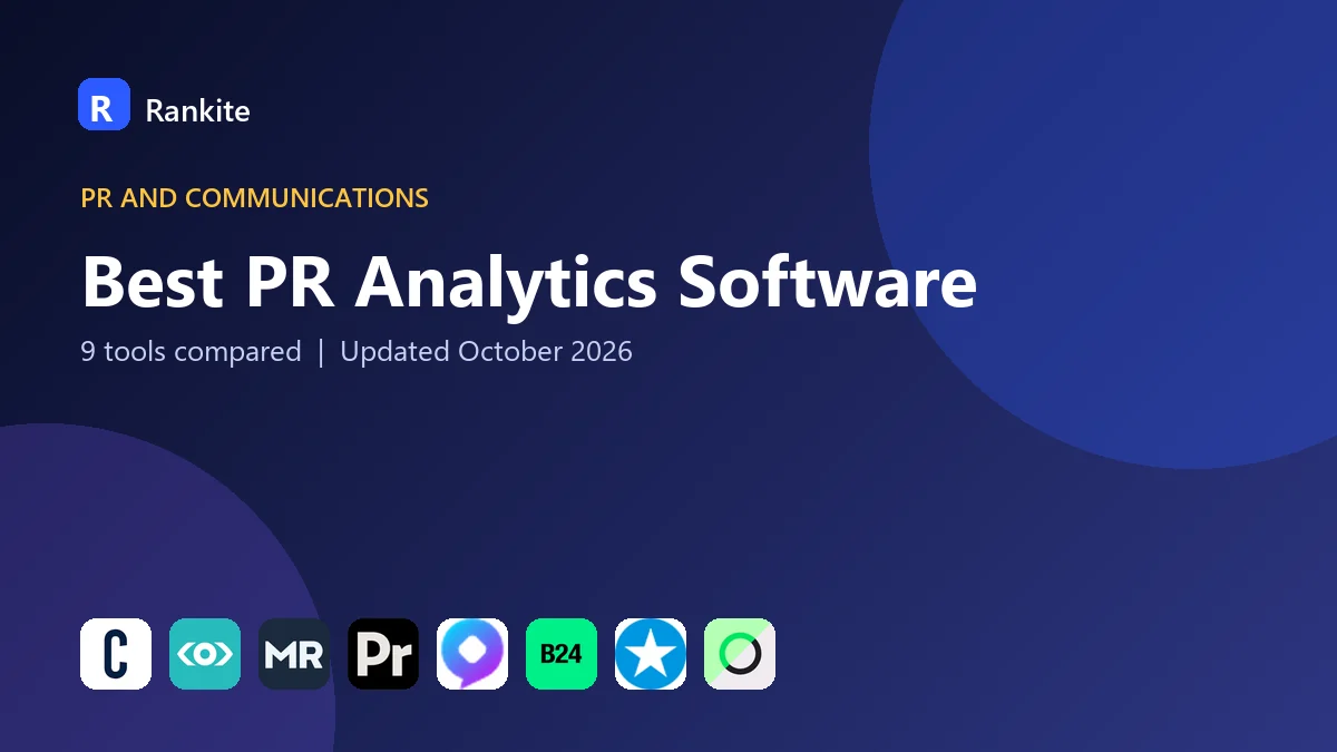 Best PR Analytics Software in 2026: 9 Tools Compared