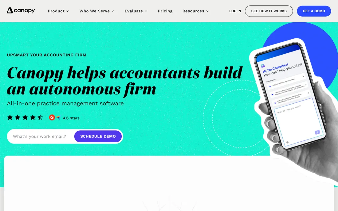 Canopy homepage