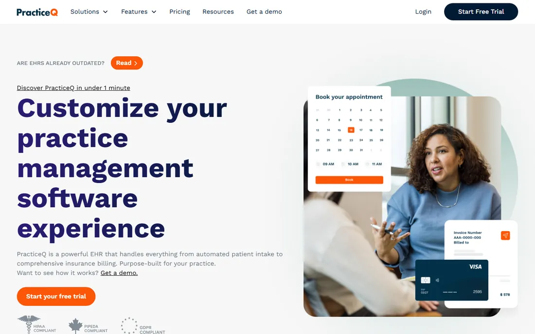 PracticeQ homepage