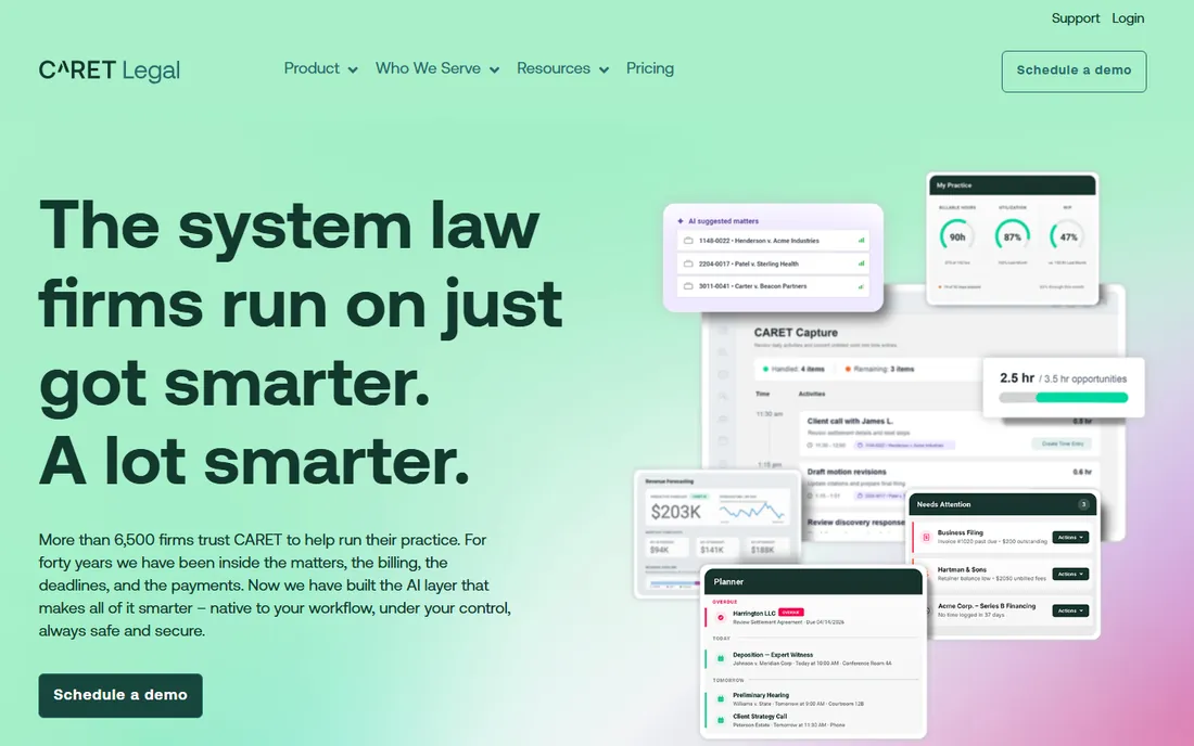 CARET Legal homepage