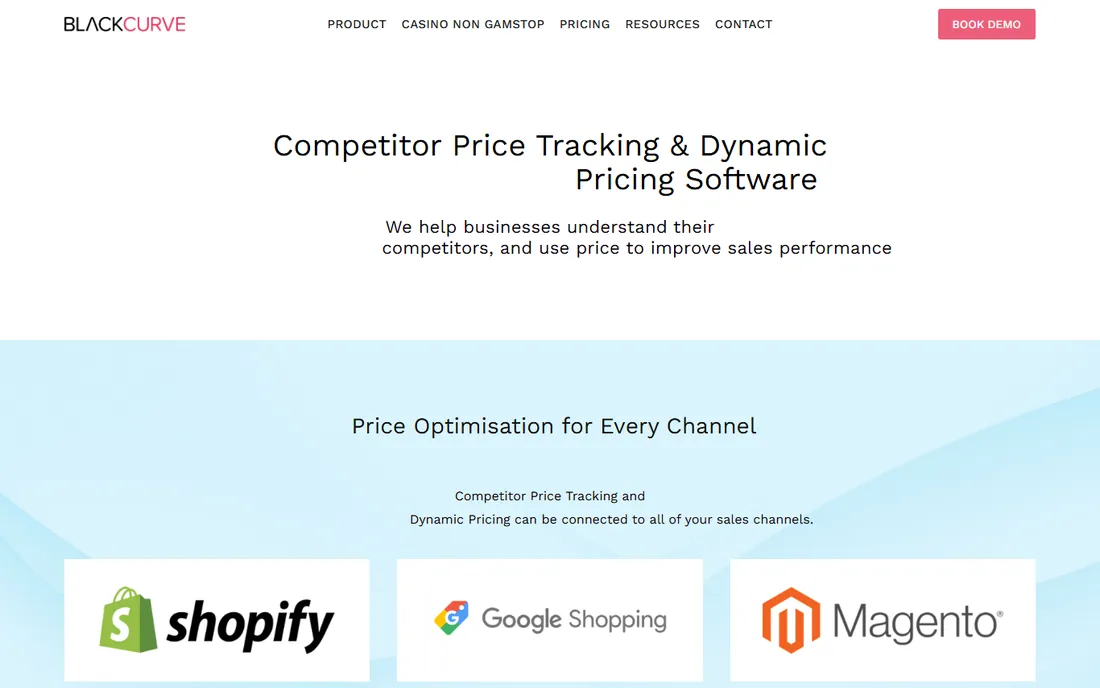 BlackCurve homepage